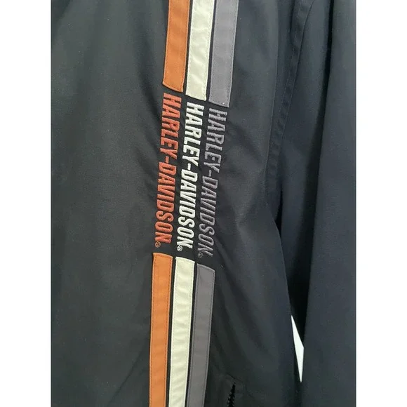 Women's Harley Davidson Racing Jacket 100% Nylon Size Med RN103819/CA03402 - Picture 3 of 13